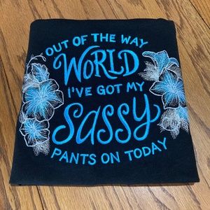 Machine Embroidered NWOT Long Sleeve XL (14-16) Childs